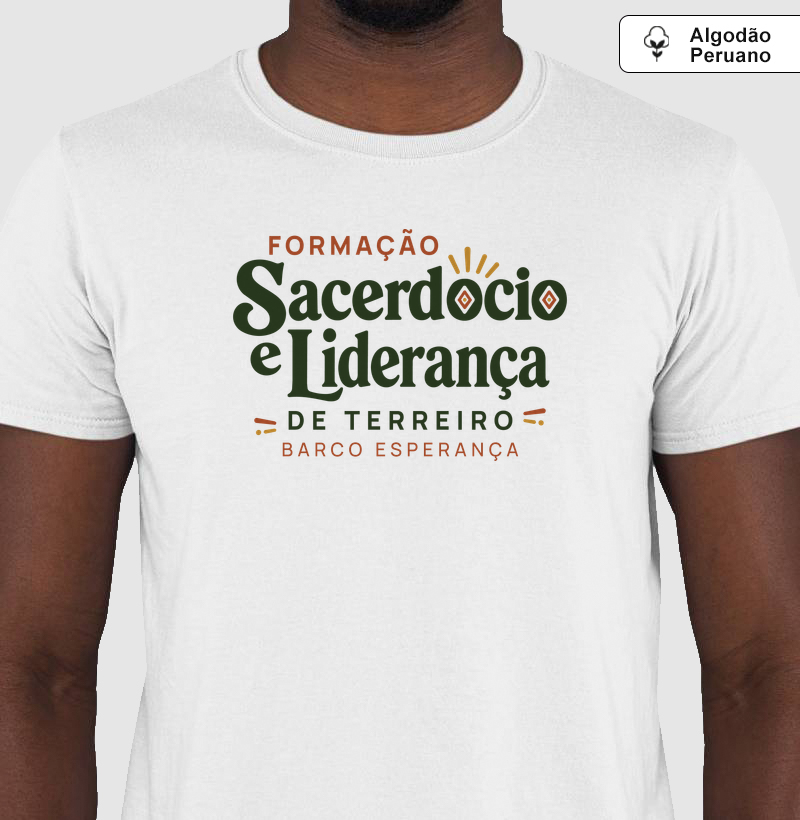 Kilombo Aldeya - Camiseta Algodão Peruano