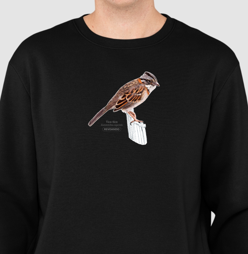 Aves do Brasil - Tico-tico - Moletom