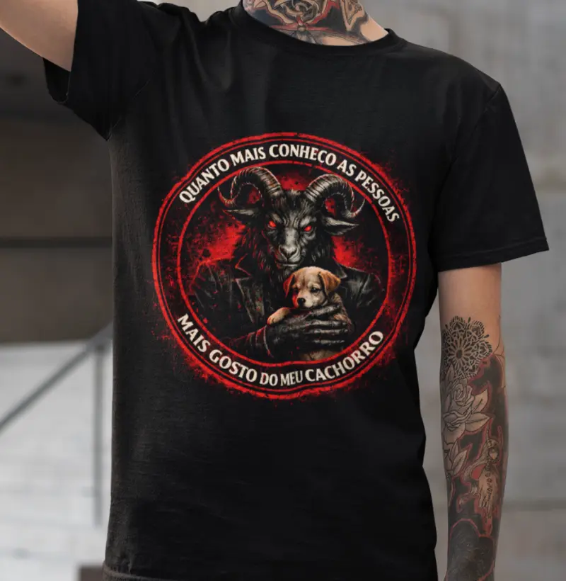 Quanto mais conheço as pessoas.