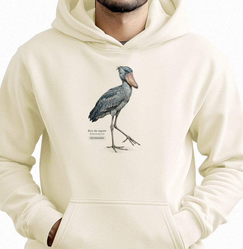 Traços Alados - Bico-de-sapato - Moletom Hoodie
