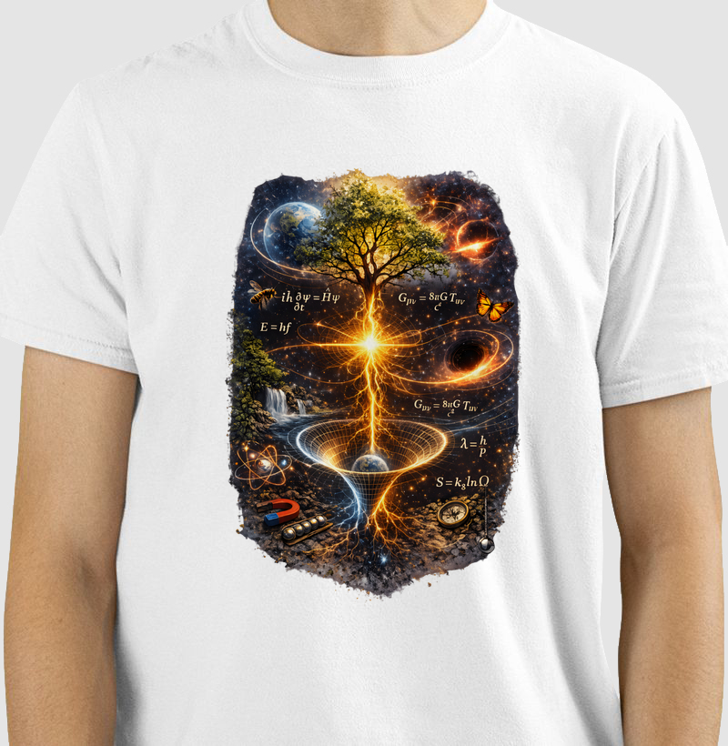 Árvore do Espaço-Tempo — Natureza e Física do Universo - Masculino e Feminino