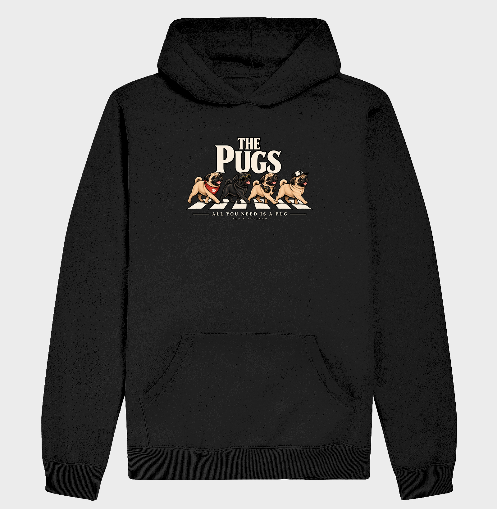 Camiseta Pug / Pet Lovers | The Pugs - Hoodie Moletom