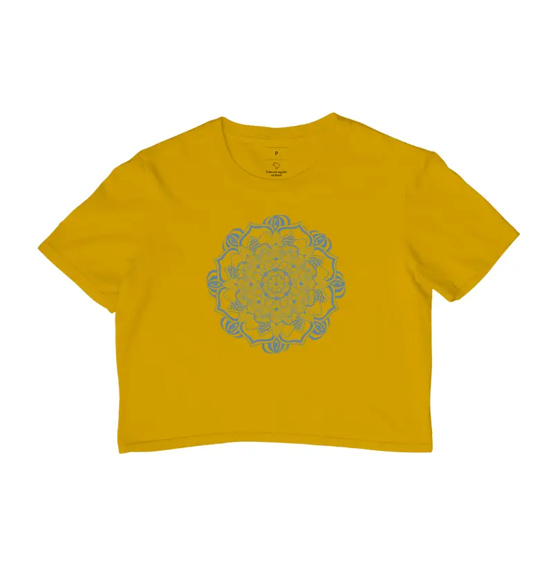 Mandala Azul Cropped