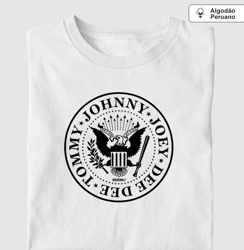 Camiseta Algodão Peruano Ramones JJDT