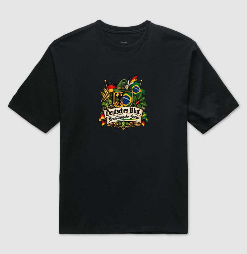 Sangue Alemão Alma Brasileira - Camiseta Oversized