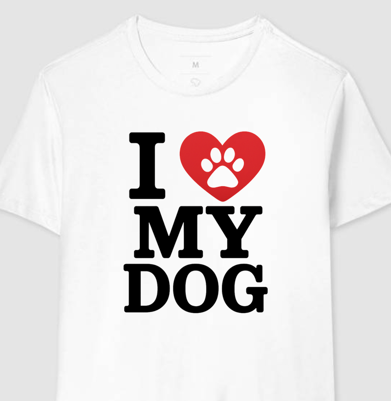 I love my dog