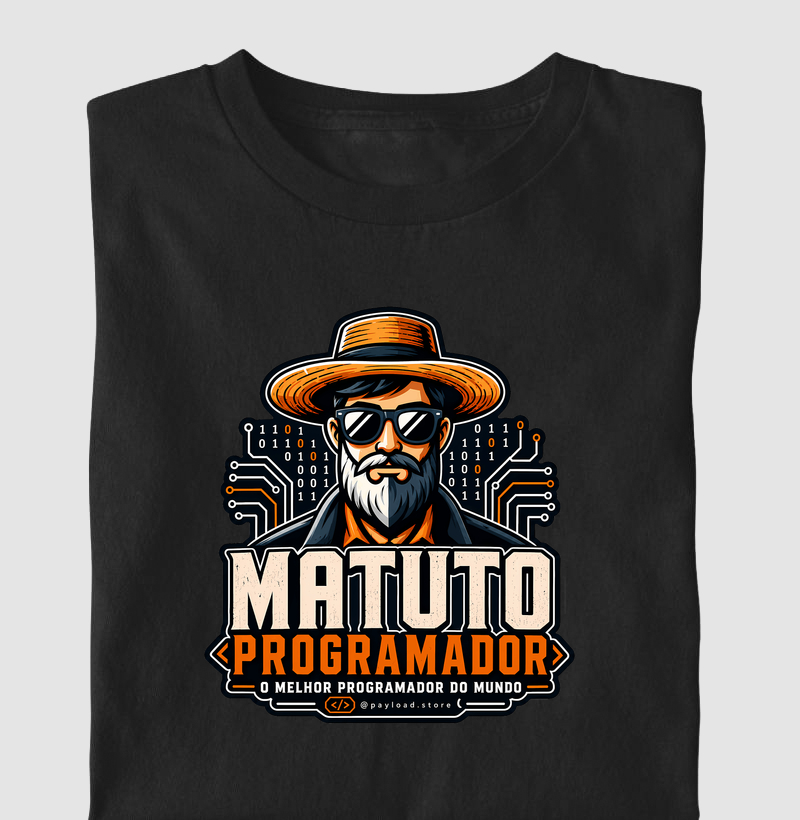 Camiseta Matuto Programador — O Melhor Programador do Mundo