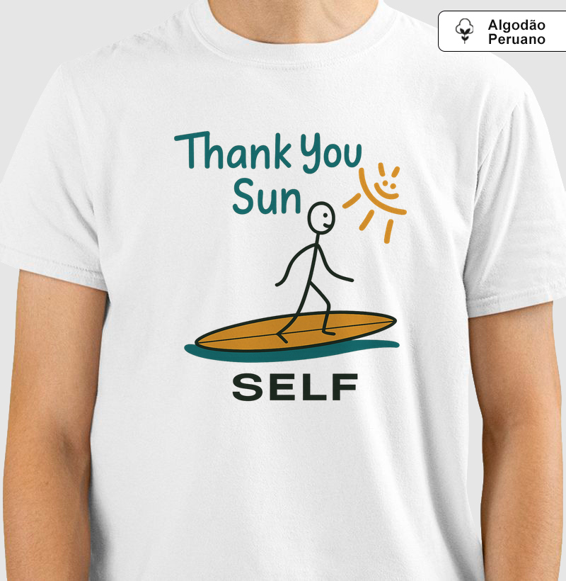 THANK YOU SUN - Camiseta Algodão Peruano