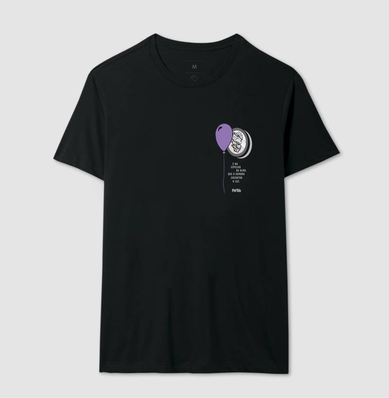 T-SHIRT "HUMANOS E MONSTROS" / ESPELHO DA ALMA