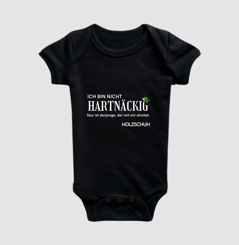 Ich bin nicht - Holzschuh - Body Infantil