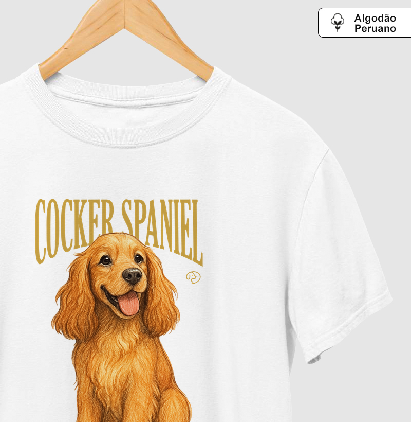 Cocker Spaniel Dourado Vintage