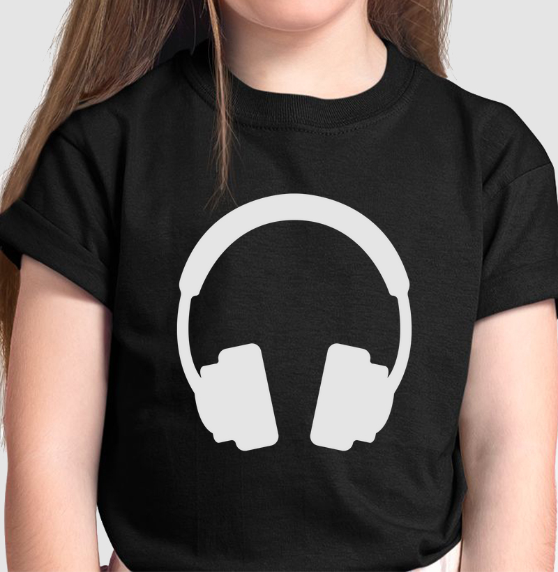 Camiseta Infantil Headphone