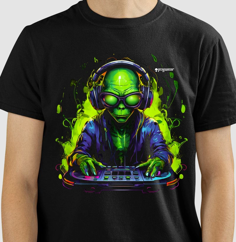 Alien DJ (verde)