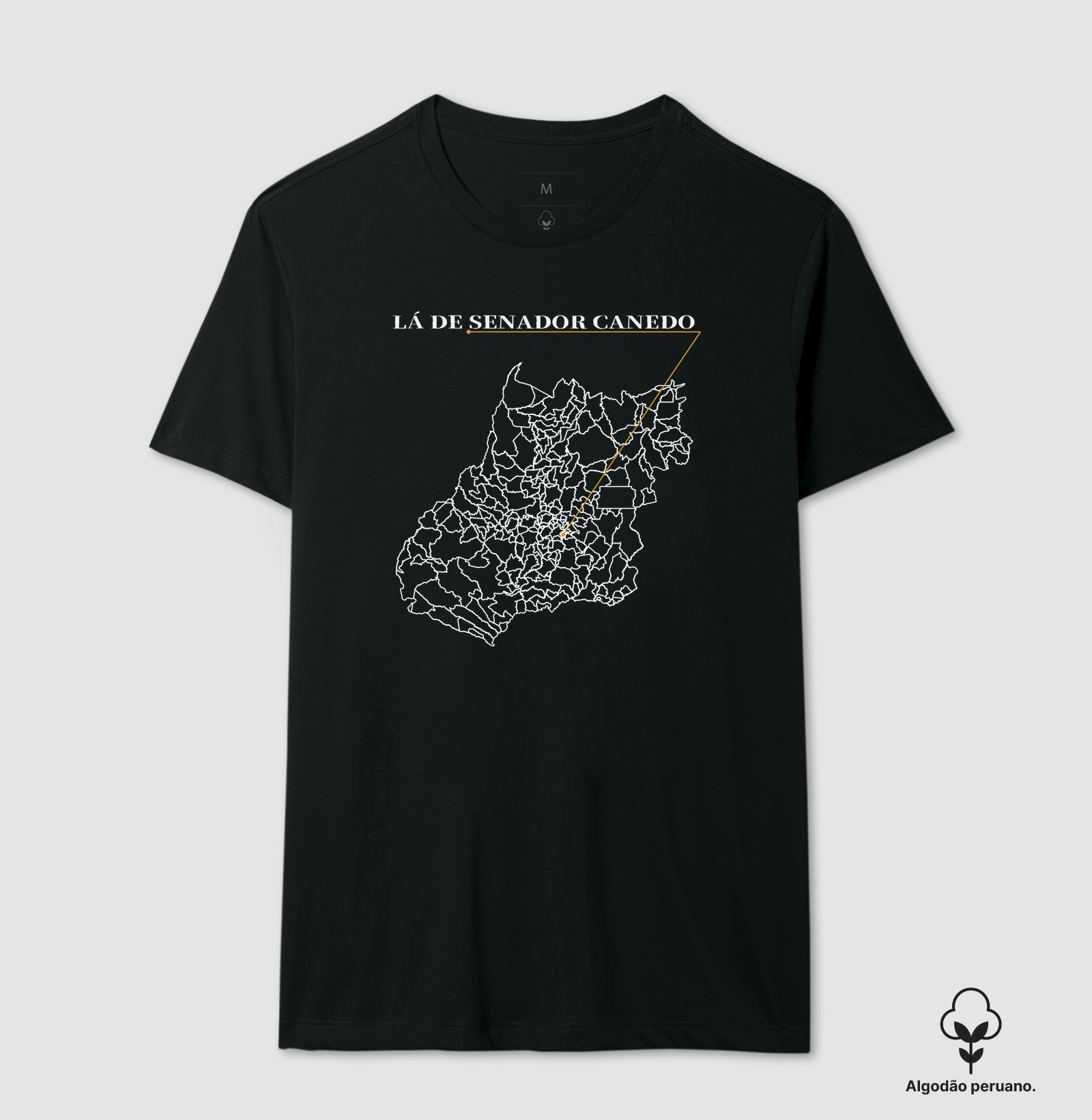 Senador Canedo | Origem GO - Camiseta Algodão Peruano