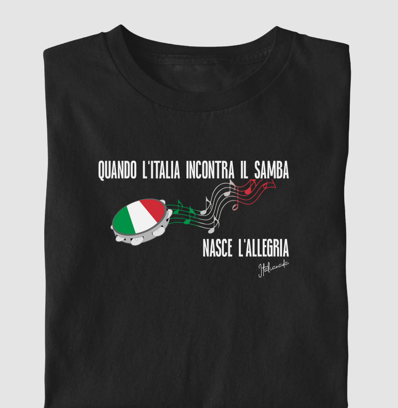 QUANDO A ITÁLIA ENCONTRA O SAMBA NASCE A ALEGRIA