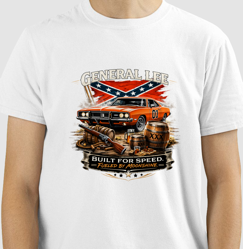 Camiseta General Lee – Built for Speed