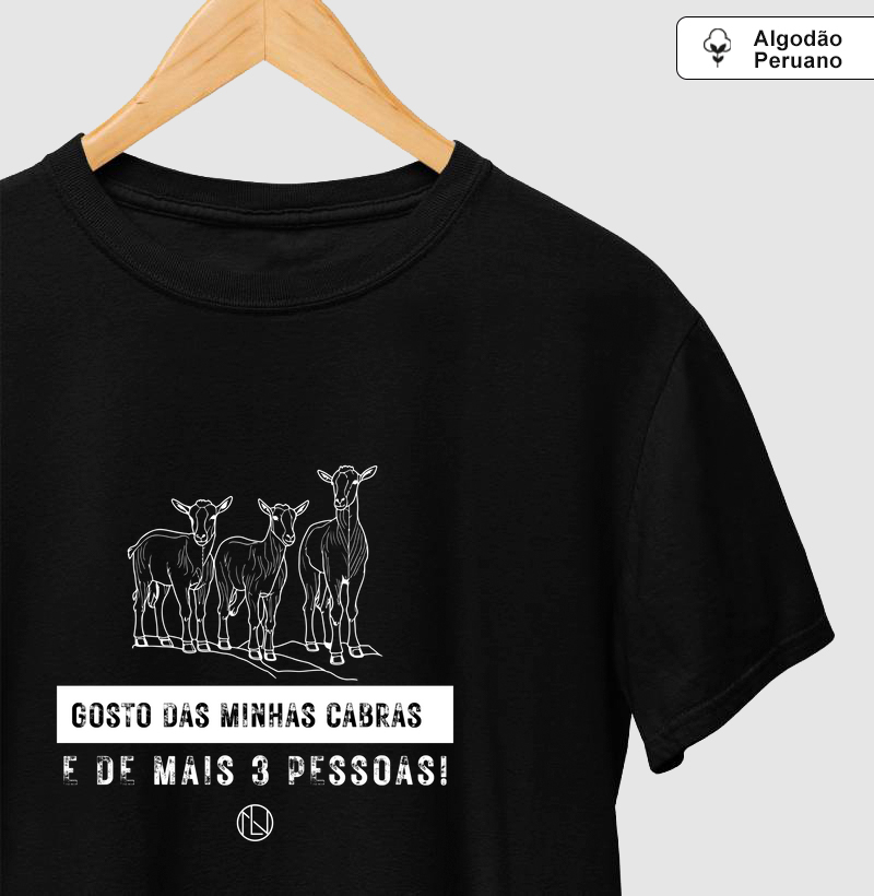 Camiseta Gosto das minhas cabras