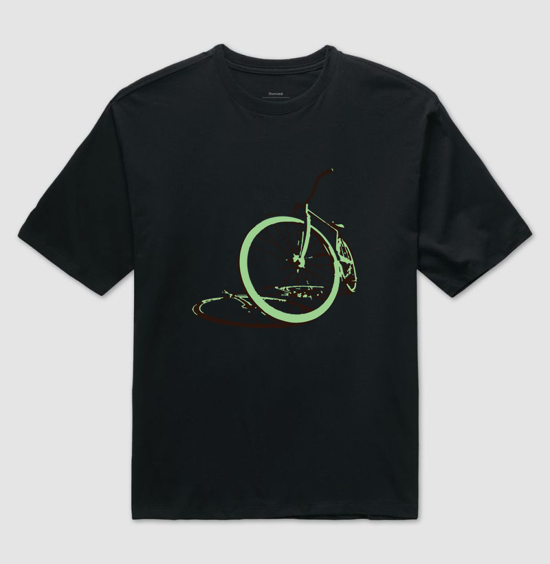 Camiseta Over Green life