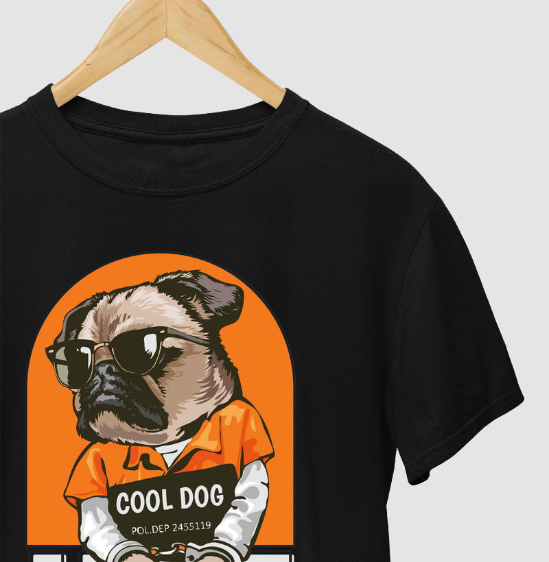 Cool Dog Police - Algodão 100%