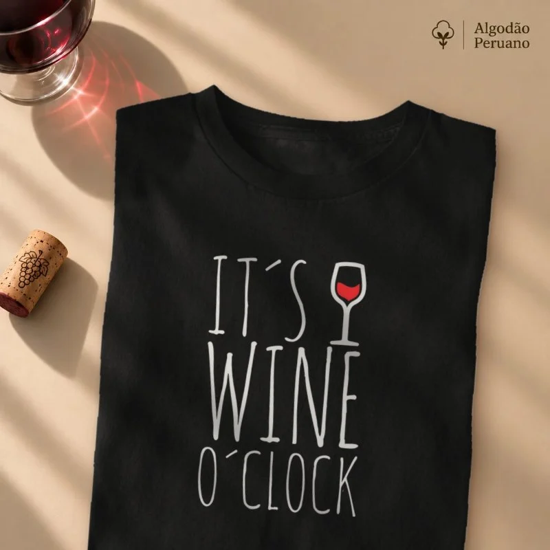 Camiseta It´s Wine O´Clock