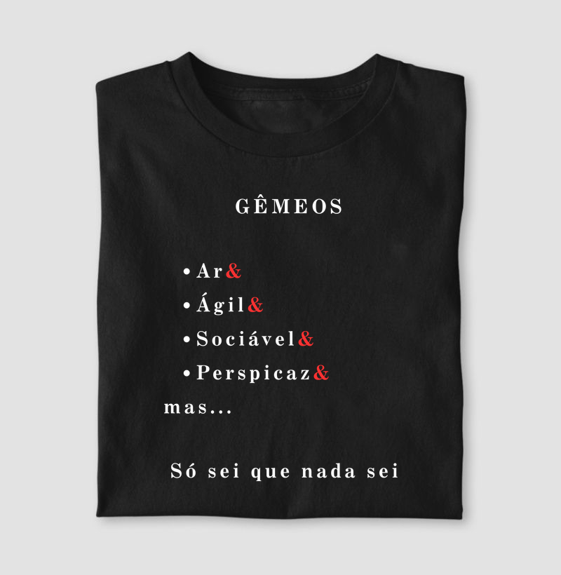  Gêmeos - Só sei que nada sei