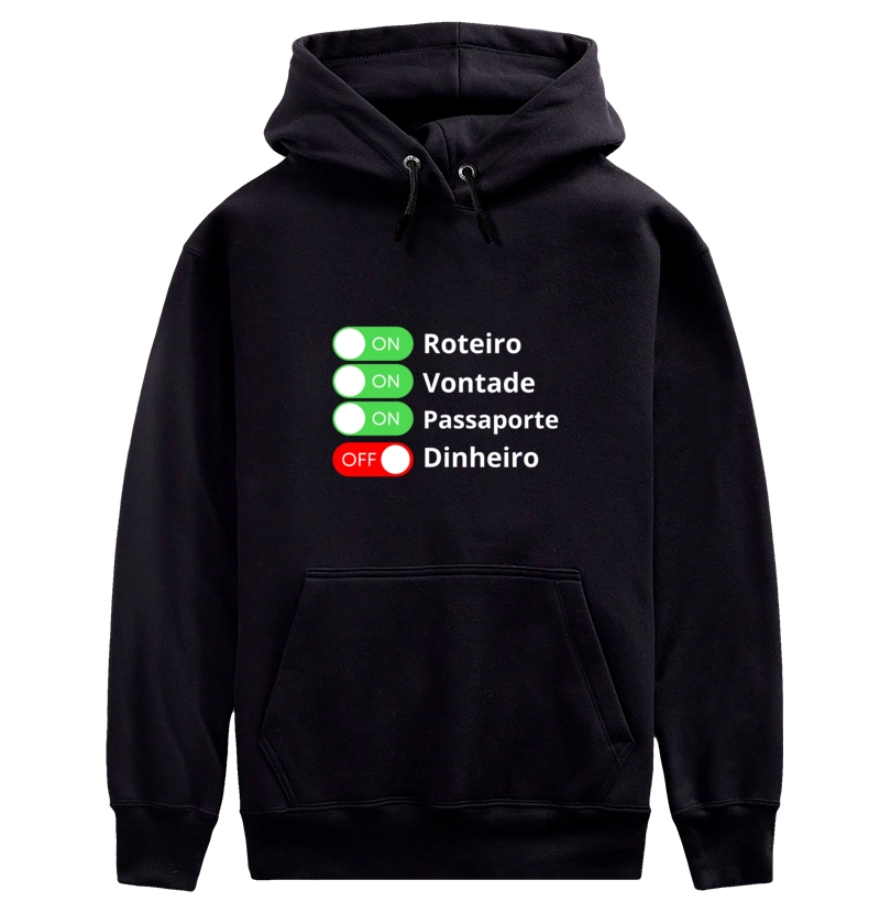 Tudo pronto pra viagem - moletom