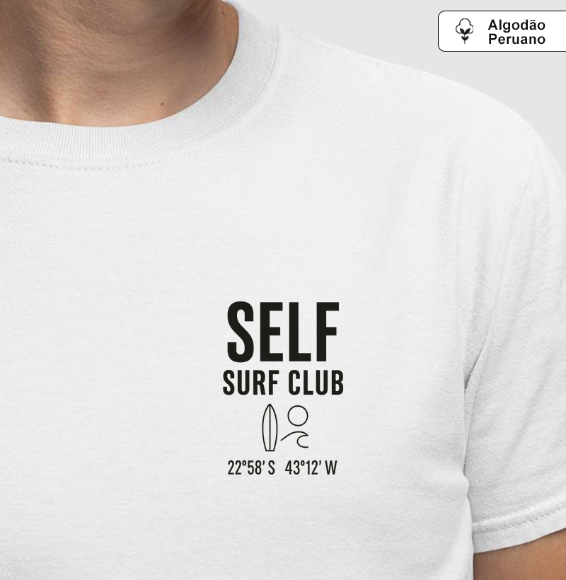 SELF SURF CLUB - Camiseta Algodão Peruano