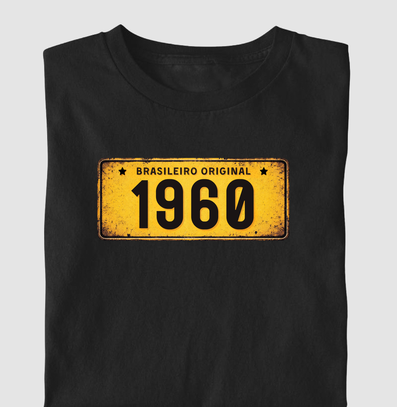 PLACA ANTIGA 1960