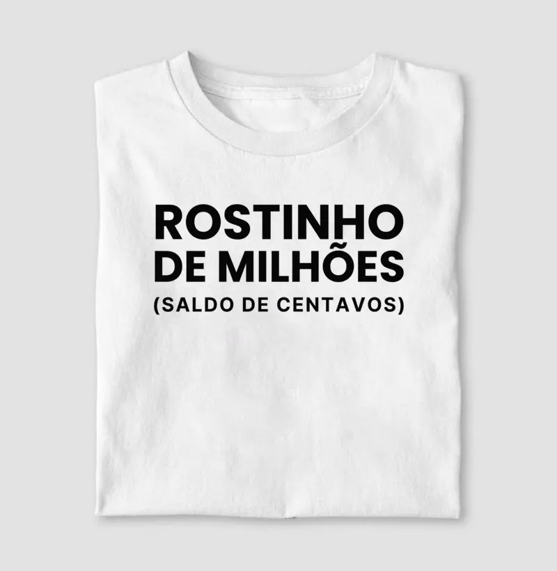 Rostinho de milhões, saldo de centavos