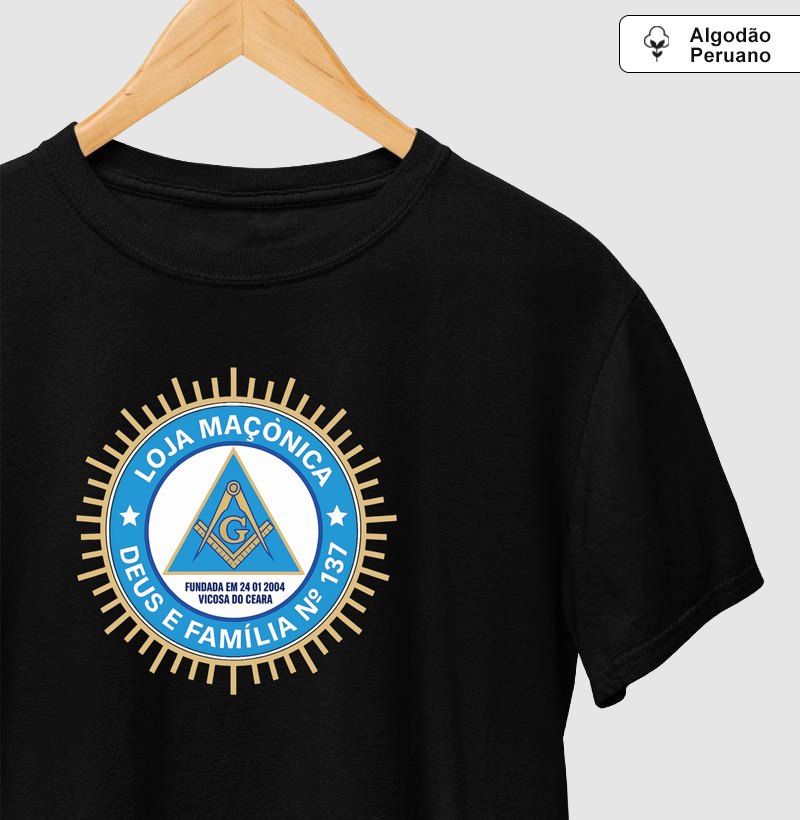 PERSONALIZADA ALGODÃO PERUANO ARLS DEUS E FAMÍLIA Nº 137