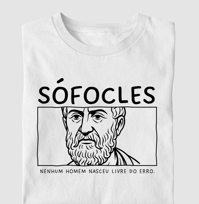 Nenhum homem nasceu livre do erro - Sófocles