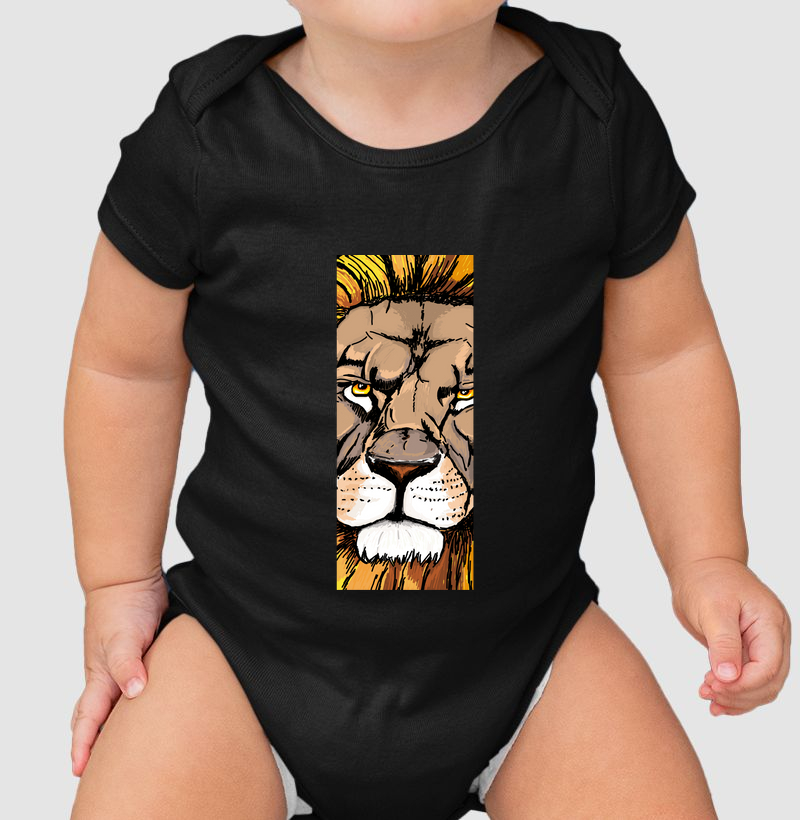 Body Infantil Leão in Foco