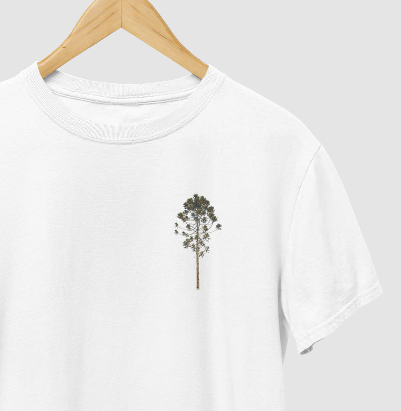 Camiseta Minimalista Araucária Owl Basic Brasilidade
