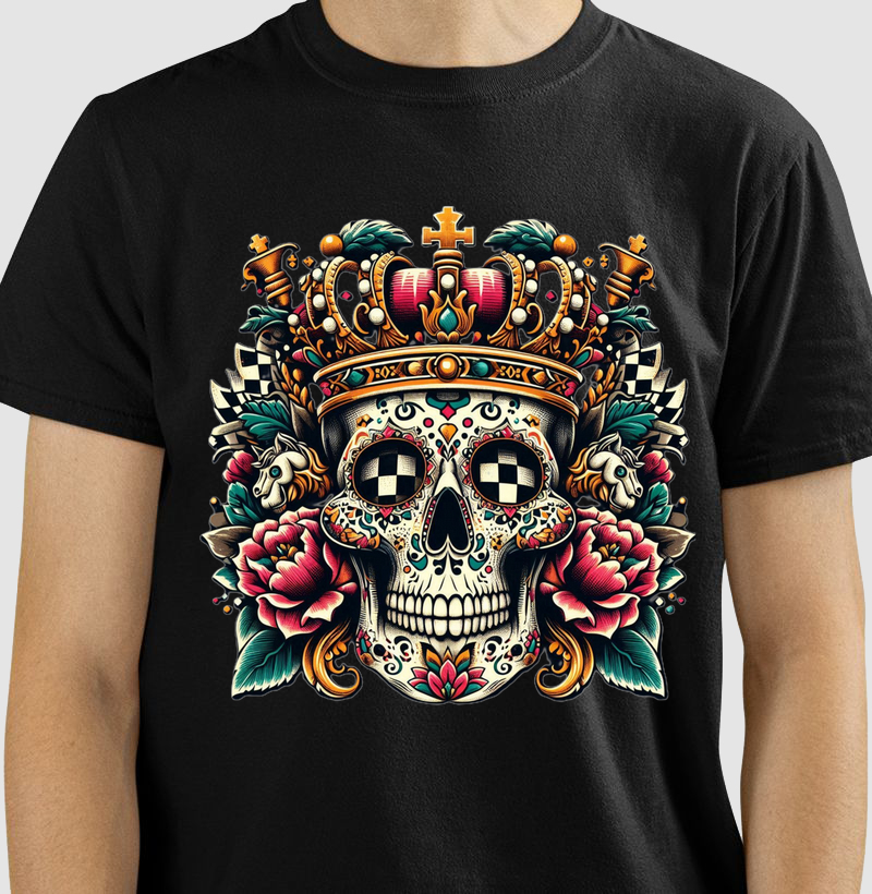 Caveira Los Muertos Xadrez