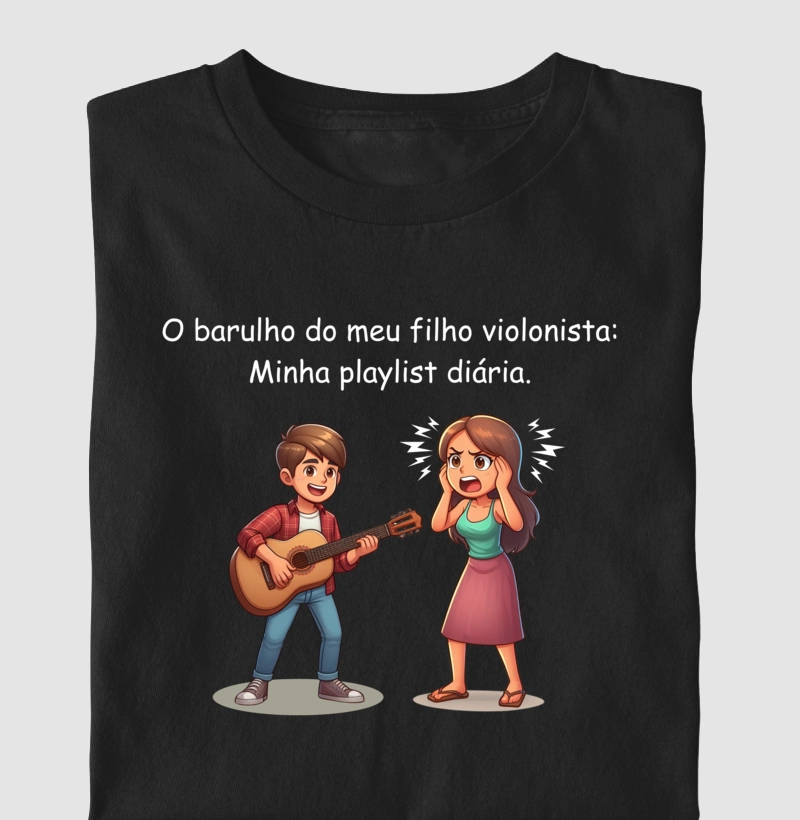 Barulho do filho Violonista