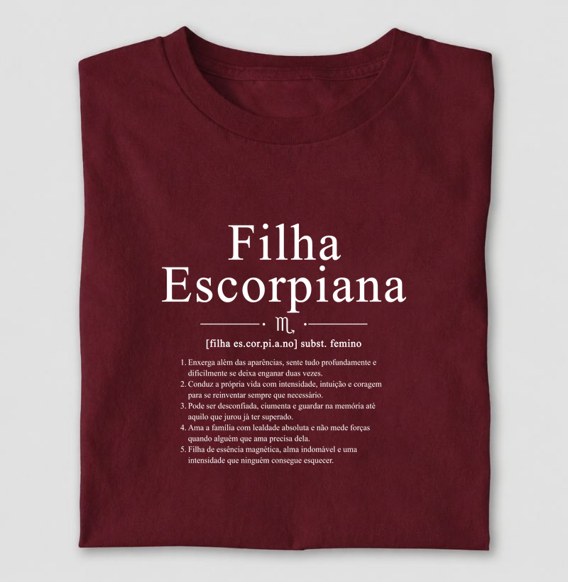 Filha escorpiana (adulto) ♏