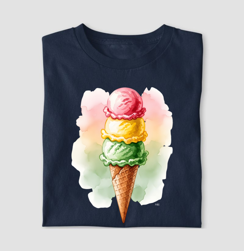 Camiseta Algodão Premium - Gelato dos Sonhos 