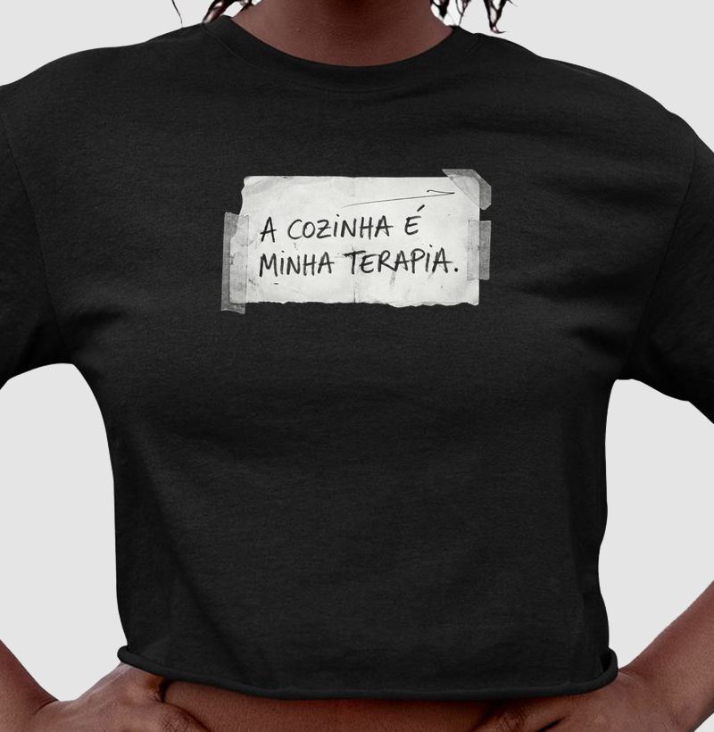 A cozinha é minha terapia.