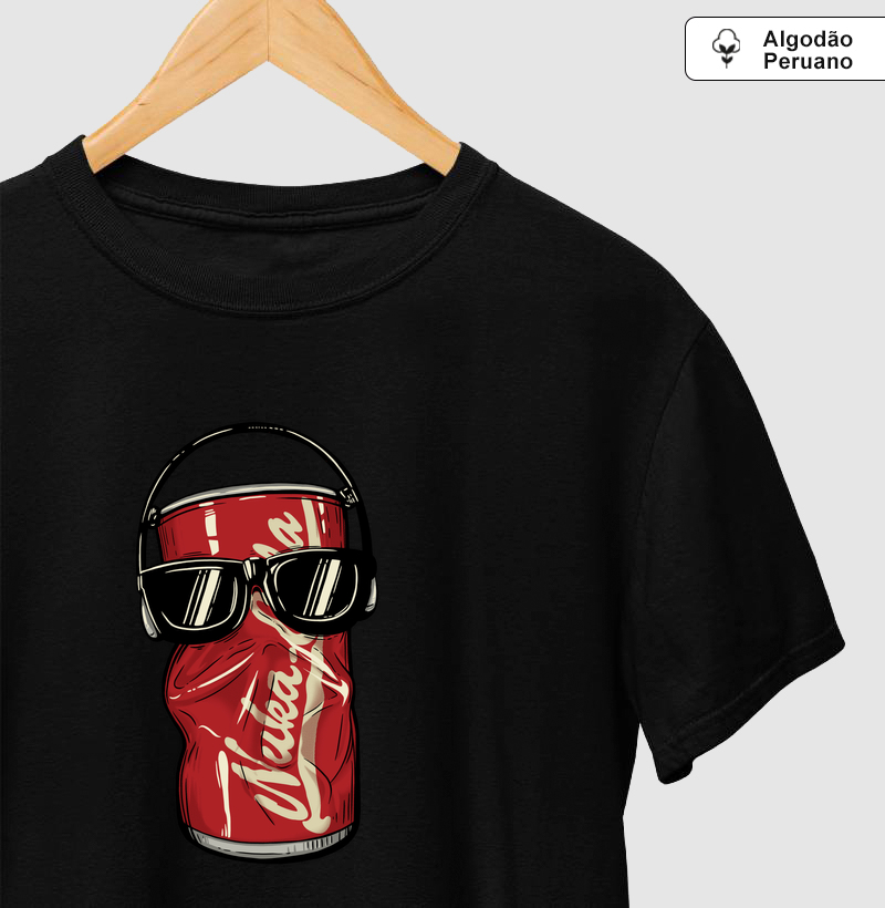 Camiseta Algodão Peruano Lata Dançante - Camiseta Algodão Peruano