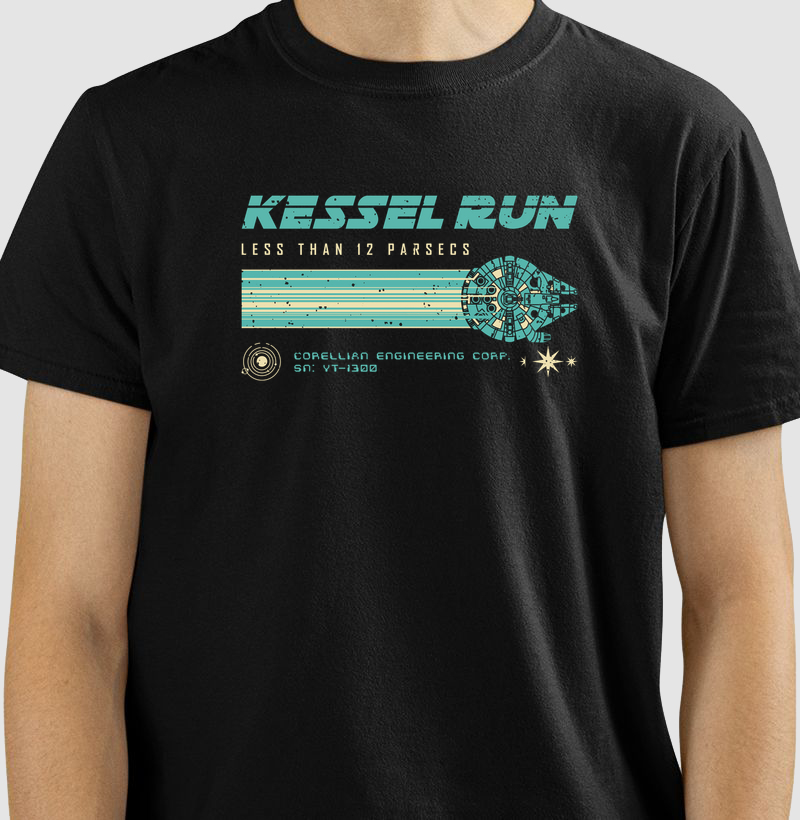 Camiseta Retro Vintage Parsecs