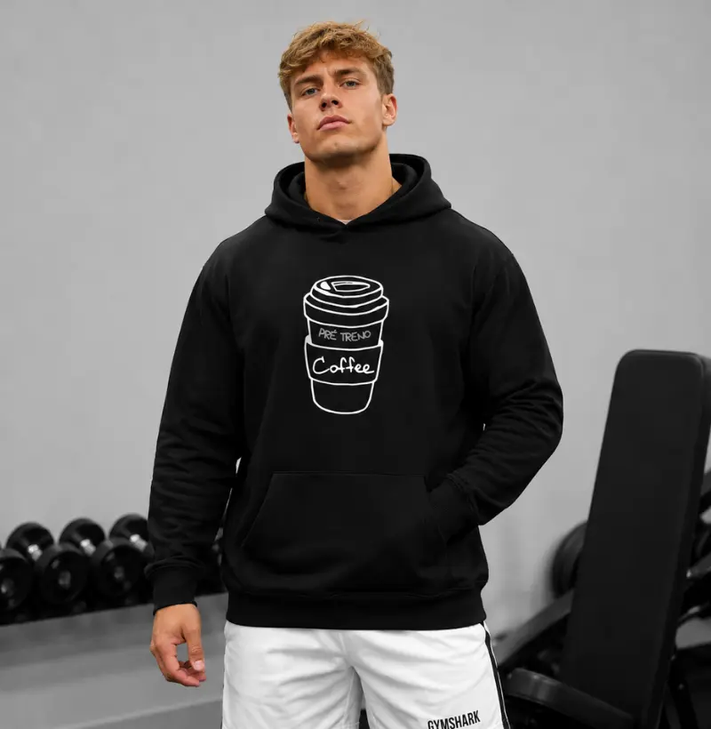 Hoodie Moletom Coffee Pré-Treino Premium