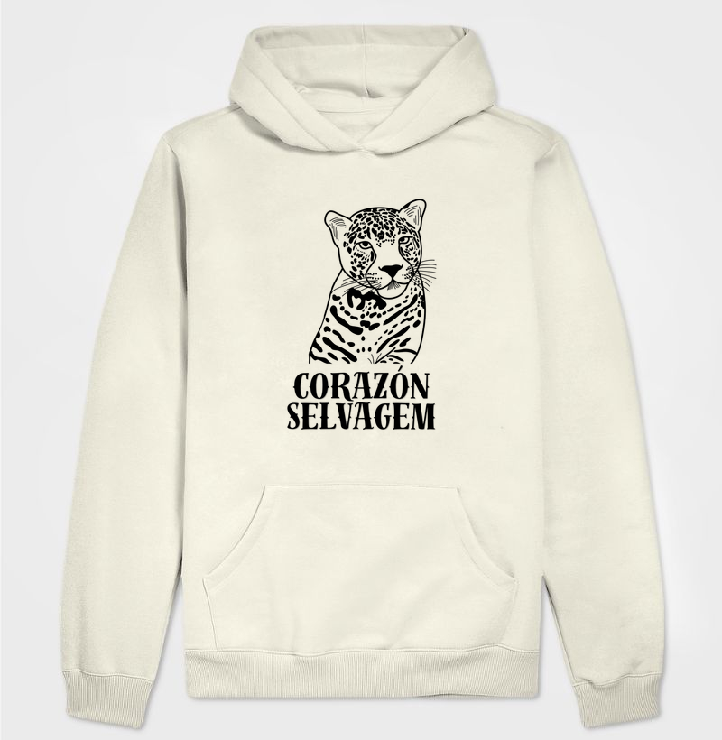 corazón selvagem - Hoodie Moletom