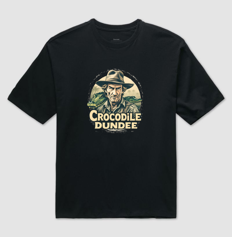 Camiseta Crocodilo Dundee Selvagem