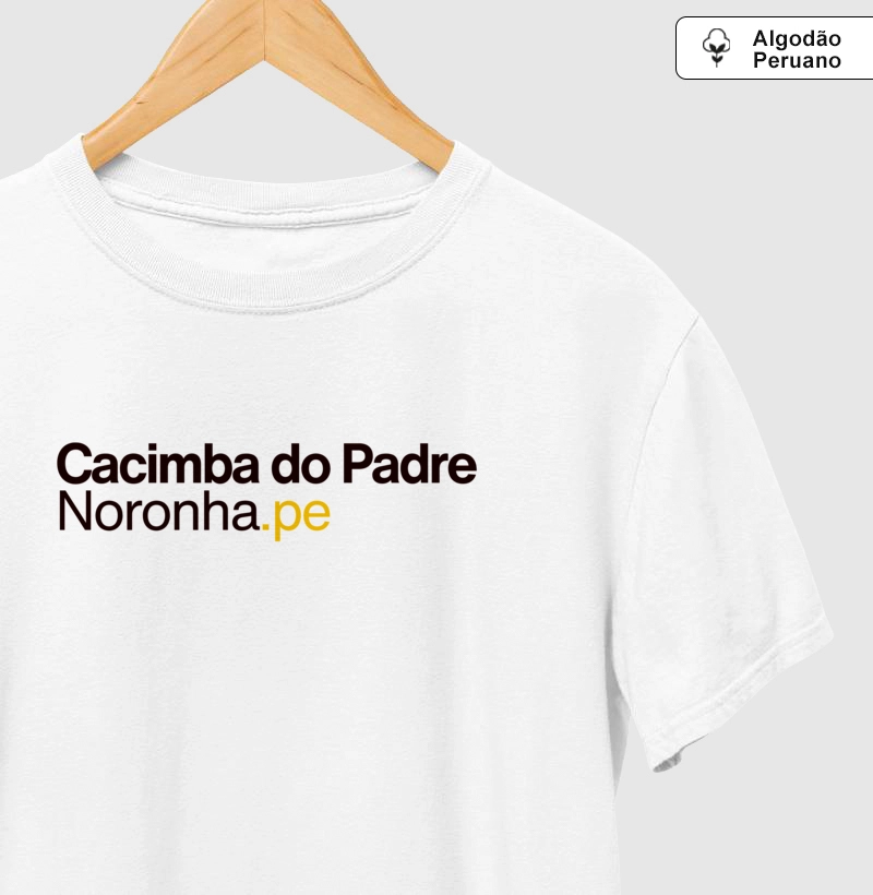 Camiseta Cacimba do Padre - Abraçando as Ondas de Fernando de Noronha