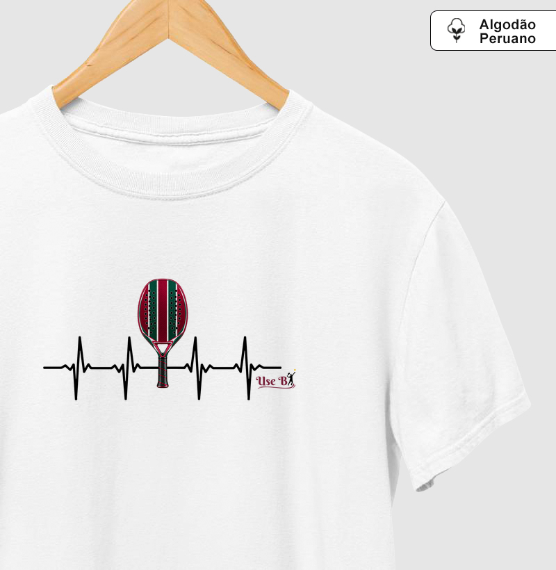 Batimentos Grená - Camiseta Algodão Peruano