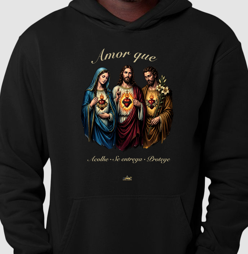 Três Sagrados Corações - Amor que acolhe,se entrega, protege