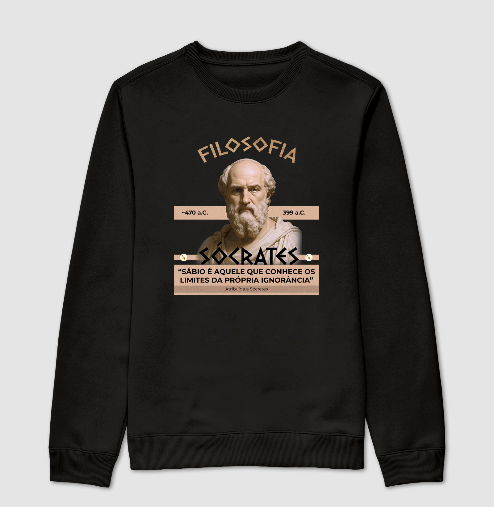 Camiseta Filosofia - Sócrates