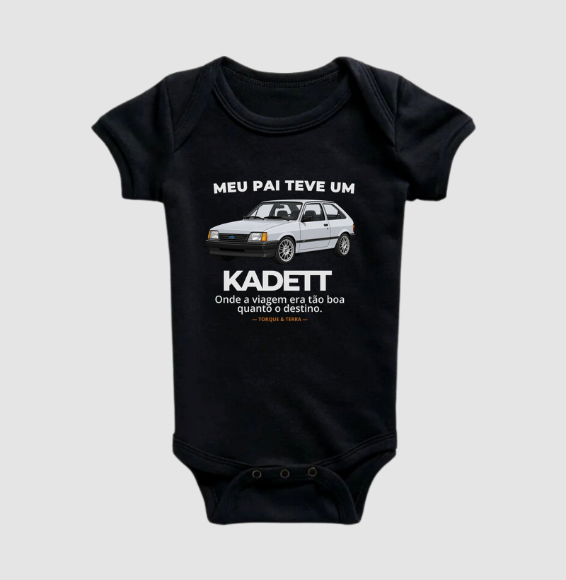Meu pai teve uma - KADETT - prata - Body Infantil