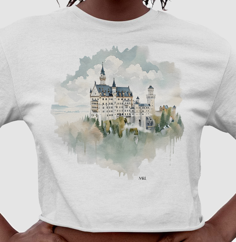 Cropped Algodão Premium - Castelo dos Sonhos 