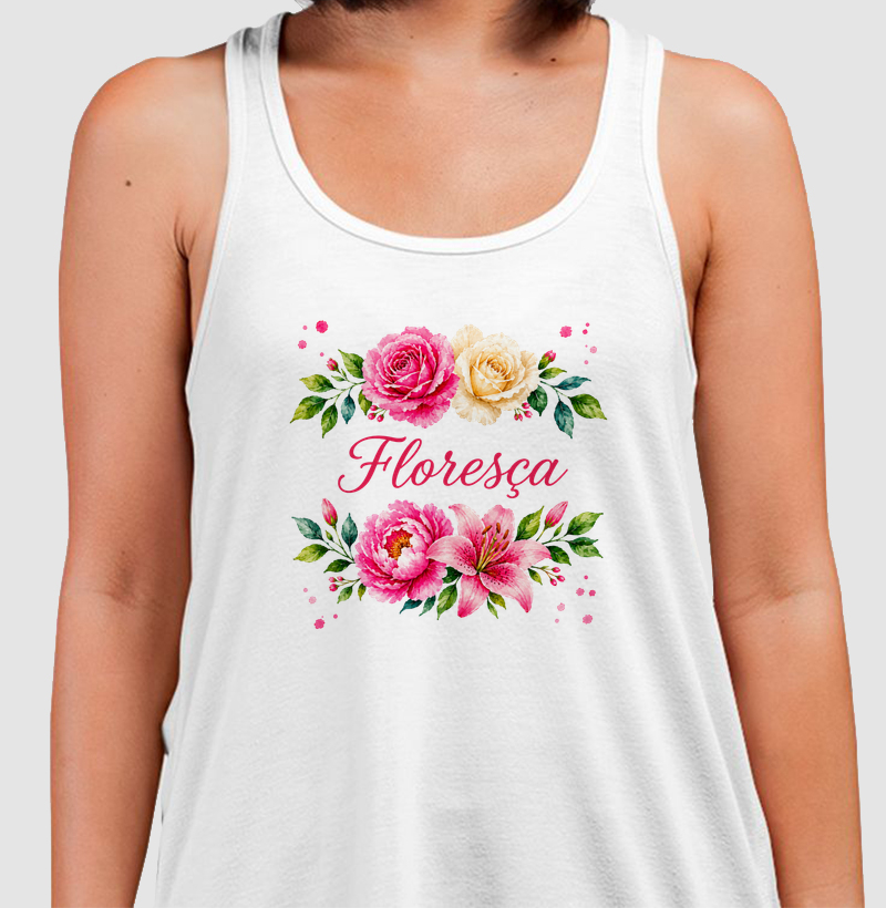 Camiseta Floresça